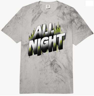 All Night T-Shirt 24,99 € All Night EDM Musik Mallorca Party Strand Oversized Look T-Shirt Outfit Unisex Grau