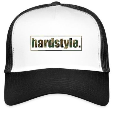 Hardstyle Lettering Design Graphic Electronic Music Festival Rave EDM Gift Trucker Cap Accessoire