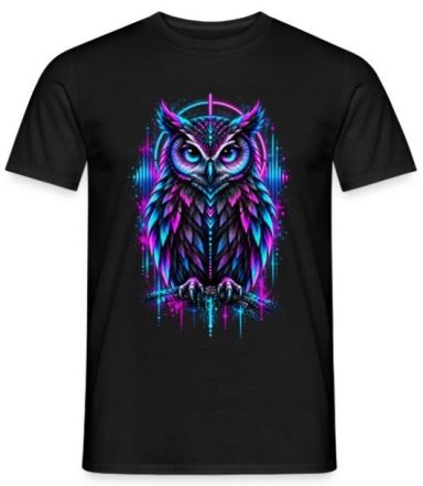 T-shirt « Techno Owl » T-shirt « Techno Owl Night Rave » – Musique électronique techno – Tenue