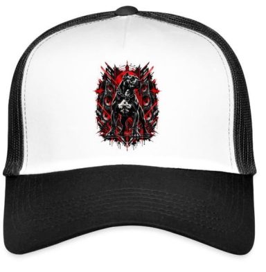 Techno Electronic Music Pitbull Speaker Bass Box Graphic Trucker Cap Gift