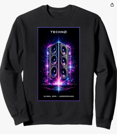 Tenue pour Un Festival Techno Rave Vêtements Musique électronique - Sweat-Shirt

