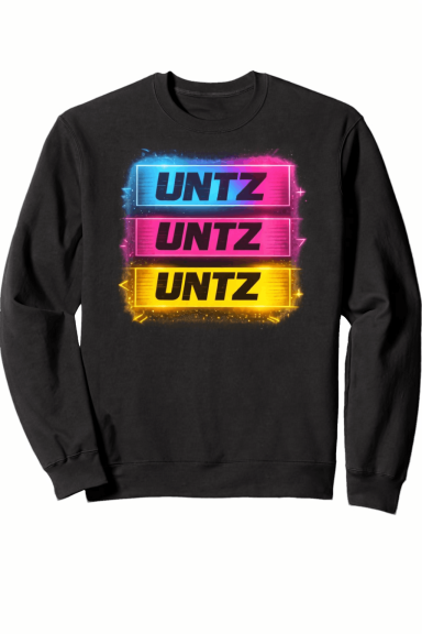 Untz Untz Untz Musica Elettronica Felpa Untz Untz Untz Techno Trance Amanti della Musica Elettronica Felpa