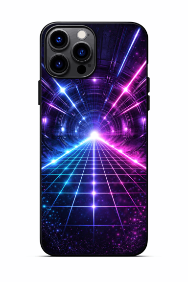 Diseño de túnel cibernético underground techno electrónico para fundas y Carcasa de iPhone