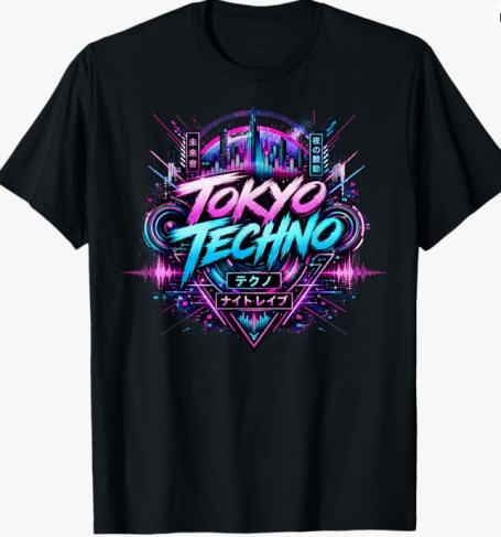 東京エレクトロニック・テクノ・シャツ 東京エレクトロニック・テクノ・シティ・スカイライン ジャパン・デザイン・グラフィック・フェスティバル 男女兼用ウェア