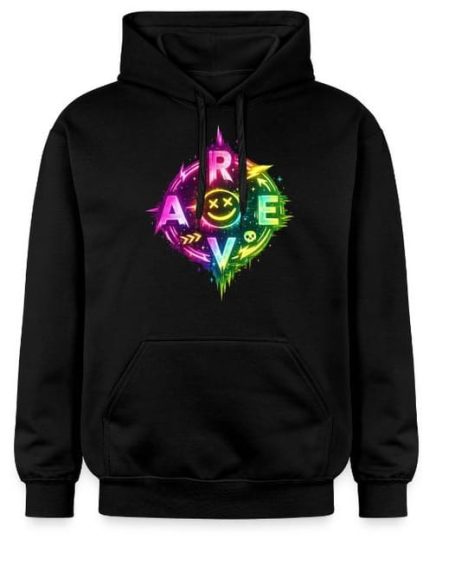 Techno Rave Hoodie Electronic Techno Rave EDM Hoodie Pullover Clothing Apparel Wear