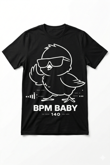 Magliette BPM Baby 140 Techno Magliette BPM Baby 140 Techno Rave Design | Abbigliamento Musica Elettronica per Festival e Club