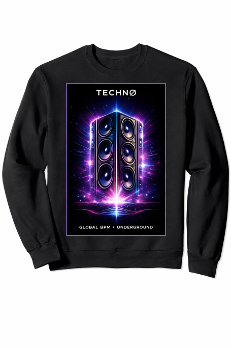 Techno Global BPM Underground Boxenturm Rave Festival Outfit Sweatshirt